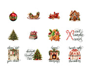 Winter Bucket List Activities | Christmas Digital Clipart Bundle
