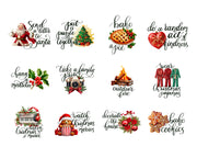 Winter Bucket List Activities | Christmas Digital Clipart Bundle
