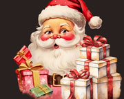 Retro Santa Claus Clipart Bundle