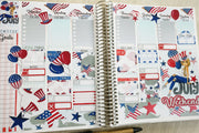 4 th Of July Printable Weekly Planner Stickers Erin Condren