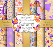 Autumn Colours Digital Paper