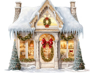Christmas Shop Bundle: Festive Winter Decorations, Holiday Graphics