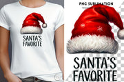 Santas Favorite Printable PNG, Festive Holiday Digital File, Retro Christmas PNG, Instant Download for Cute Shirts, Sublimation Design