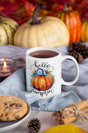 Hello Pumpkin PNG Digital Download Fall Quote Thanksgiving