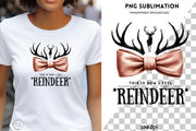 This is How I Feel Reindeer PNG, Cute Retro Coquette Christmas Reindeer Design for Trendy Holiday Shirts & Sublimation, Digital Downloads