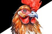 Watercolor Rooster PNG Digital Download