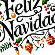 Festive Feliz Navidad for Shirt, Spanish Christmas Digital Print, Retro Merry Christmas PNG, Holiday Instant Download, Sublimation Graphics