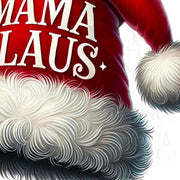 Mama Claus PNG for Shirt, Holiday Winter Design, Christmas Coquette Santa Hat, Retro Xmas Design, Mama Claus 2025, Cozy Christmas Club PNG