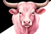 Pink Cow Print Digital Download