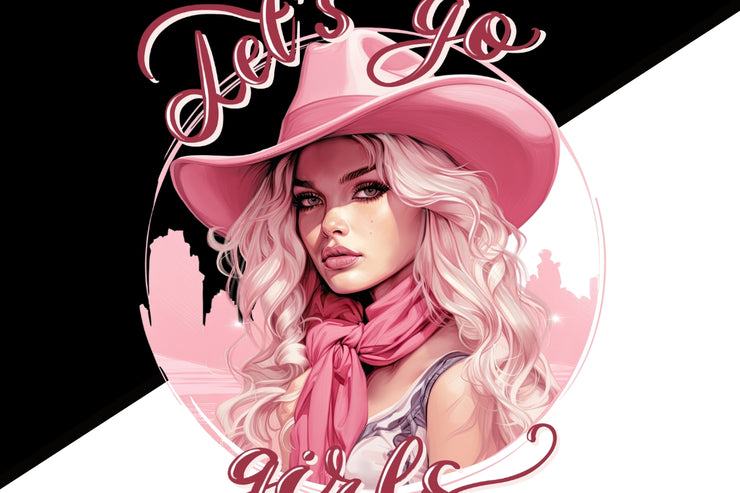 Let's Go Girls PNG Digital Download for Sublimation Designs