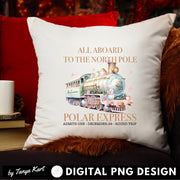 Polar Express Train Image for Merry Christmas Decor