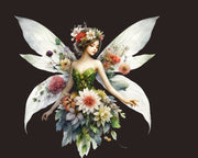Cute Fairy Girl Printable Design | Flower Fairy