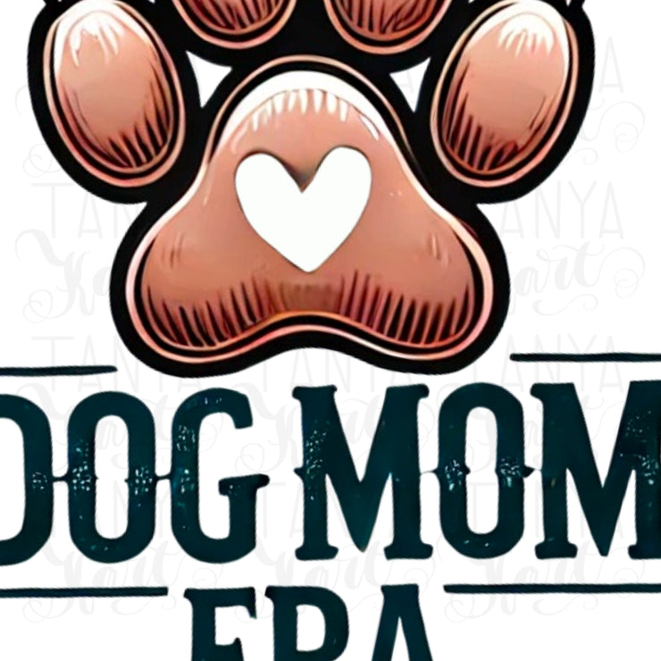 Dog Mama Era Print, PNG Sublimation, Paw Print Sweater Design, Dog Lover Shirts, Funny Dog Quote Digital Download, Digital Craft