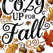 Cozy Up for Fall, Retro Fall PNG Digital Crafting, Autumn Shirt Designs, Card Making, Tshirt Design, Fall Vibes Digital Print, Autumn Leaves