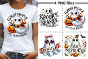 Halloween Quotes & Cute Ghost Designs, Spooky Season, Stay Spooky, Boojee PNG, I Ghost People All Year Round, Sublimation PNG for Crafting