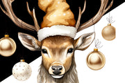 Christmas Deer Digital File for T-Shirt Design