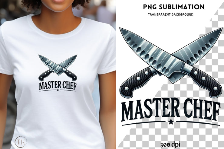 Master Chef PNG, Fun Kitchen Sticker Bundle, Chef Knife PNG, Crafting Mastery, Chef Logo, Quote Design, Cooking Inspiration, Kitchen Quote