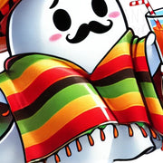 Boo Rracha Ghost, Funny Spanish Halloween Design for Halloween Shirts, Tricotri Mexican Halloween PNG, Funny Drunk Ghost, Hispanic Designs