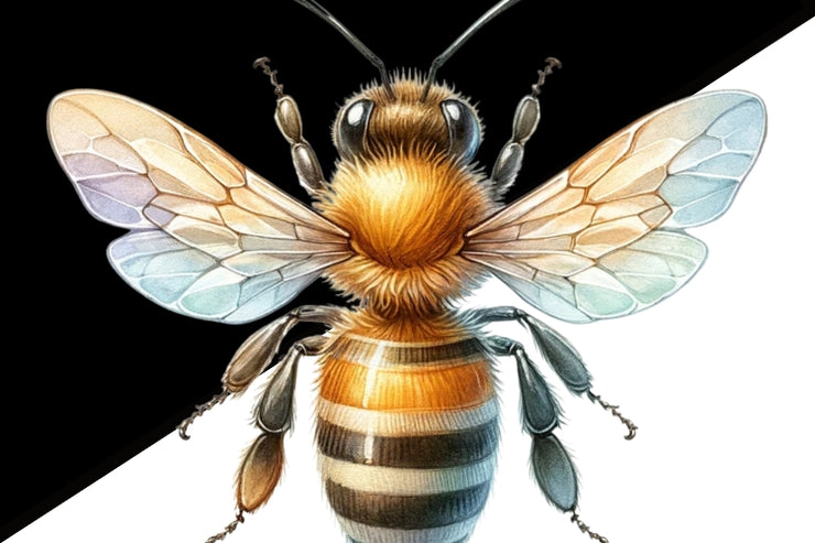 Queen Bee Sublimation Digital Download - Honey Bee PNG