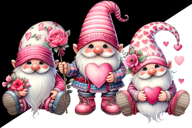 Valentine's Day Gnomes for Shirt Design