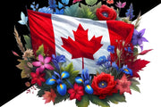 Canadian Flag Sublimation Design