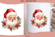 Retro Santa Claus PNG Digital Download