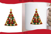 Christmas Tree Ball PNG Sublimation Prints