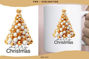 Gold Christmas Tree PNG