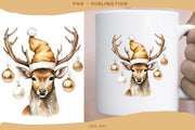 Christmas Deer Digital File for T-Shirt Design