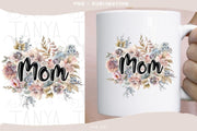 Flower Mama Png Sublimation Design