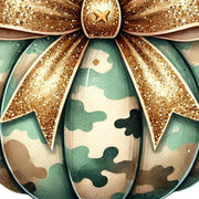 Camouflage Pumpkin Sublimation PNG | Coquette Bow Fall Design for Trendy Autumn Crafting & Girls' Fall Decor, Camo Pumpkin PNG, Sublimation