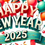 New Year's Eve PNG Digital Design for Holiday Shirts, Commercial Use, Inspiring 2025 New Year, Sublimation Design, Scrapbook & Poster PNG