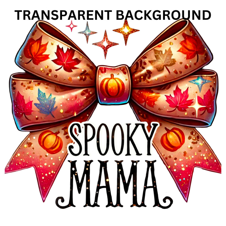 Spooky Mama PNG, Fall Aesthetic Bundle, Halloween, Thanksgiving, Trending Pngs, Coquette & Gothic Designs, Sublimation Pack, Bow, Fall Vibes