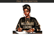 Melanin Millionaire, Girl Boss Planner Icon, Inspirational