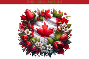 Canadian Flag Sublimation Design