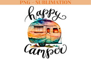 Happy Camper Png for Sublimation