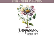 Mental Health Quote | Uniqueness Png Is The Key