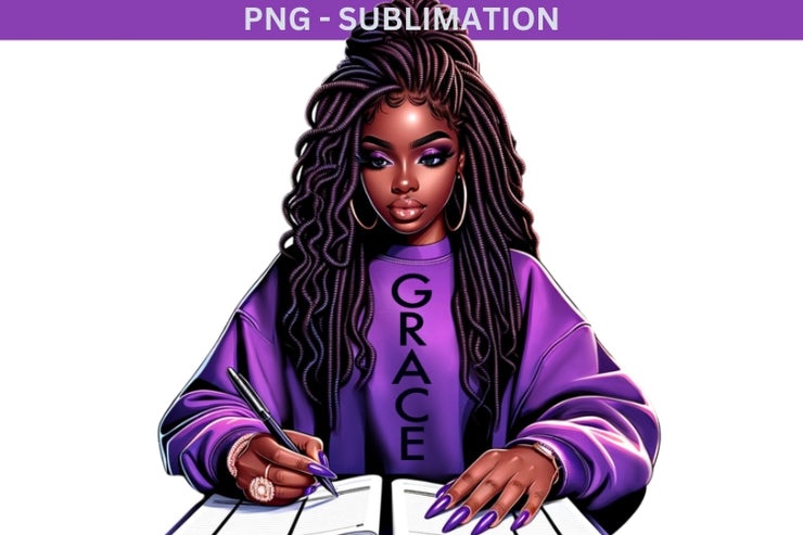 Black Woman PNG Digital Downloads