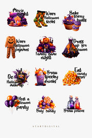 Halloween Bucket List Png Clipart
