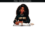 Boss Lady, Birthday Queen, Sublimation Design