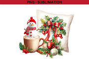 Christmas Scene PNG for Seasonal Decorations