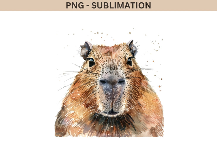 Capybara PNG Digital Download