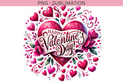 Happy Valentines Day Instant Download for Sublimation Files