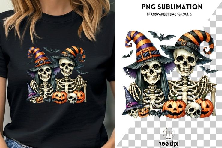 Halloween Design Bundle for Sublimation Prints & T-Shirt