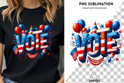 Vote 2024, DTF Transfer, Election Shirt Design2024 Election Sublimation Design