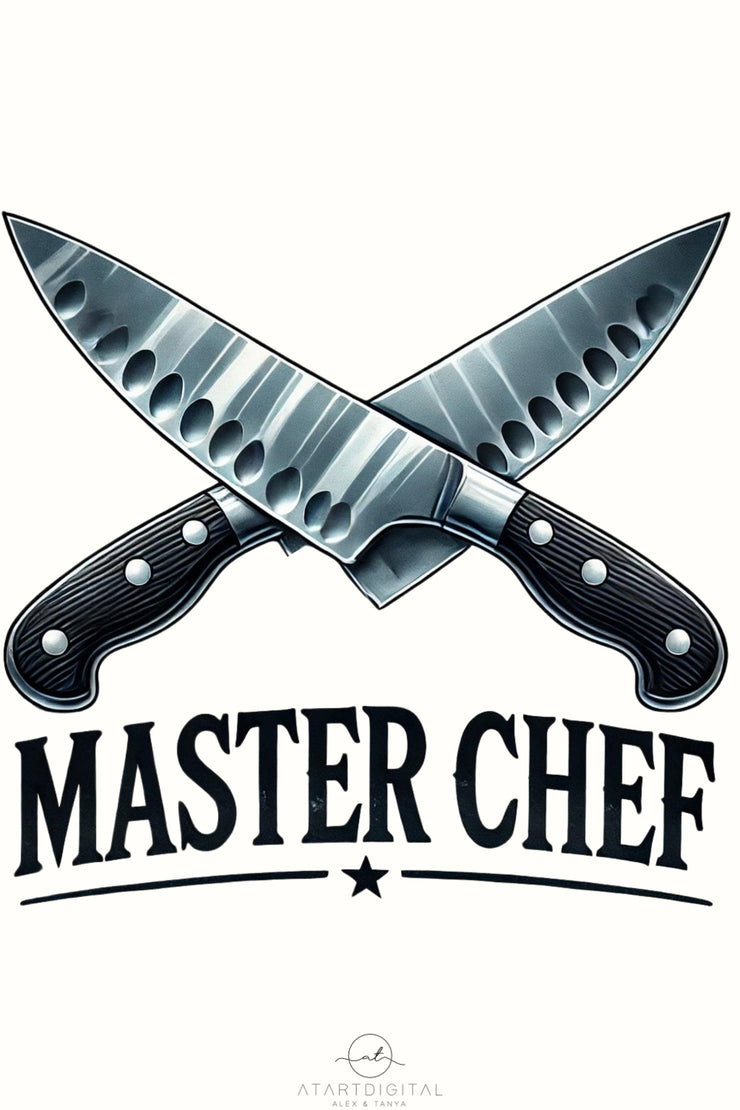 Master Chef PNG, Fun Kitchen Sticker Bundle, Chef Knife PNG, Crafting Mastery, Chef Logo, Quote Design, Cooking Inspiration, Kitchen Quote