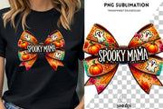 Spooky Mama, Retro Halloween Sublimation PNG Designs, Fall Aesthetic, Thanksgiving, Autumn Sublimation, Coquette Fall, DTF PNG Designs