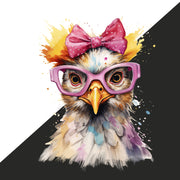 Funny Chicken PNG Printable Wall Art | Easter Sublimation Design