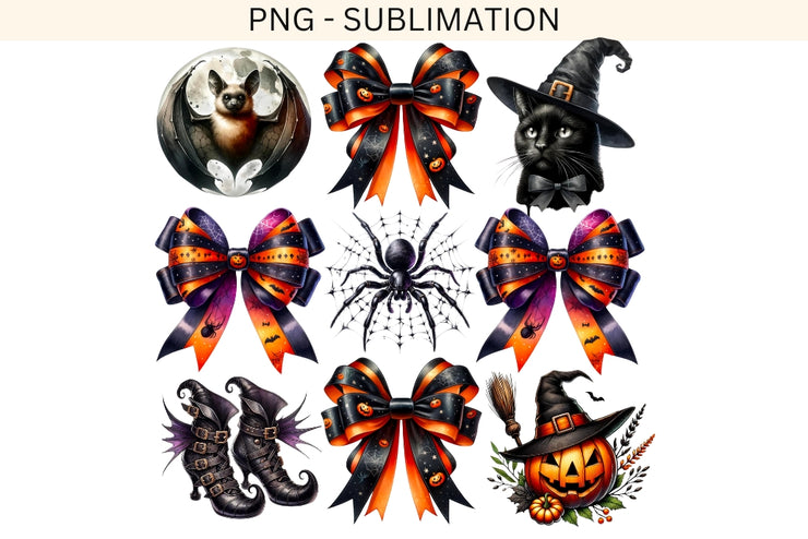 Halloween Coquette Bow & Pumpkin Season PNG, Retro Fall Designs for Sublimation, Digital Download, Halloween Shirt Design Download