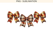 Autumn Bow Print, Seasonal Coquette Design, Cozy Fall Vibes, Sublimation Bow for Thanksgiving, Fall Shirt Design, Aesthetic Coquette Bow PNG